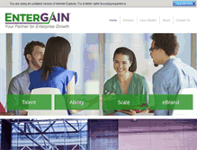 Tablet Screenshot of entergain.com